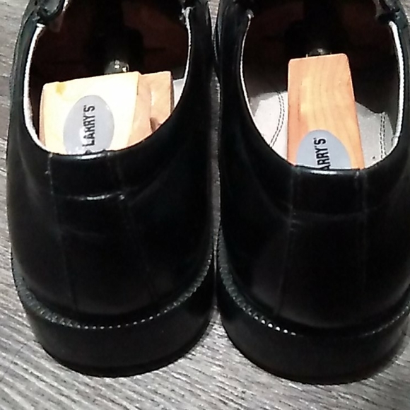 Stacy Adam's Mens Black Leather Loafers Size 11 - Picture 3 of 6